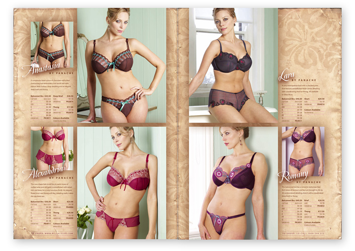 Bella Lusso catalogue layout design