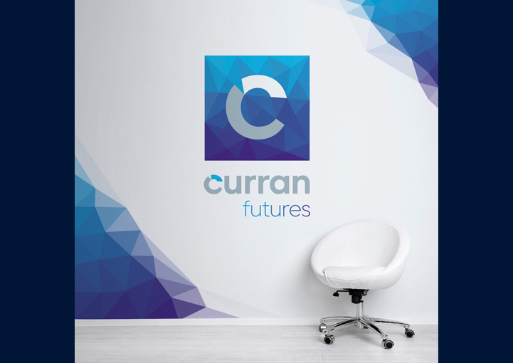 Curran Futures concept wall graphics design