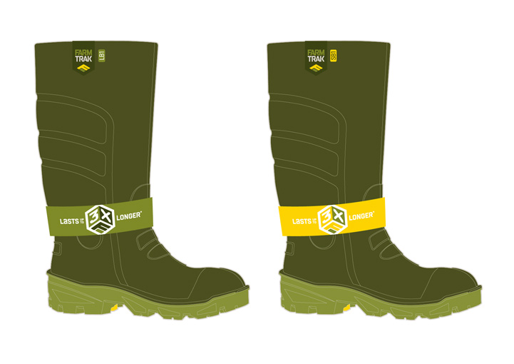 FarmTrak Boots product design