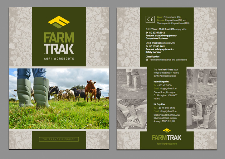 FarmTrak Boots brochure design 1
