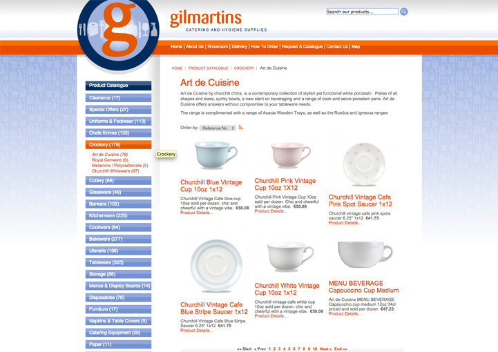 Gilmartins web brochure design 5