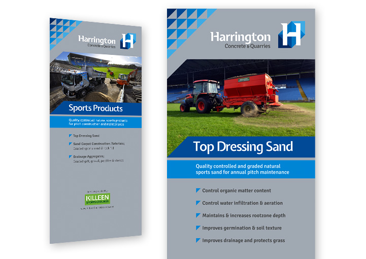 Harrington Concrete Pull Up Banner Stand Display Designs Kilkelly
