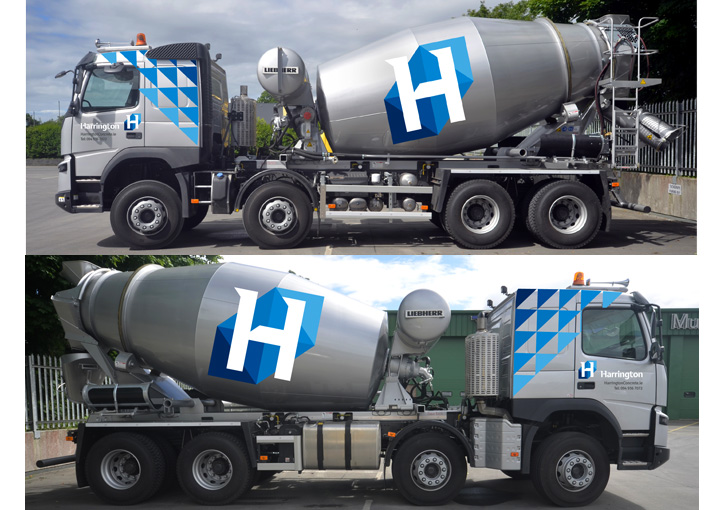 Harrington Concrete Vehicle Graphics Design Kilkelly