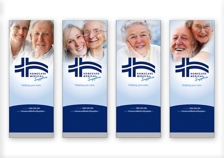 Homecare Medical Supplies Pull Up Banner Stand Display Designs Ballyhaunis