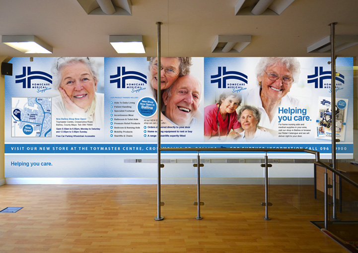 Homecare Medical Supplies Point Of Sale Display Design Ballyhaunis