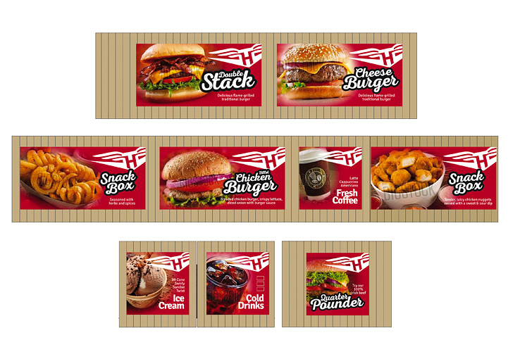 HotRods Fast Food sign designs