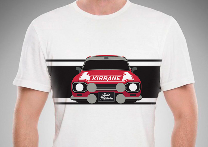 Kirrane Auto Reapirs tshirt visual