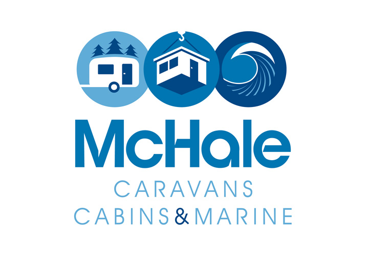 McHale Cabins, Caravans and Marine logo design