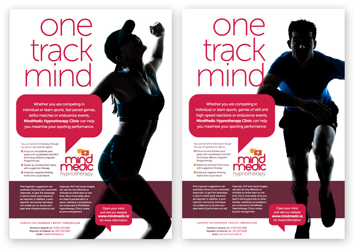 MindMedic brochure advertising poster designs
