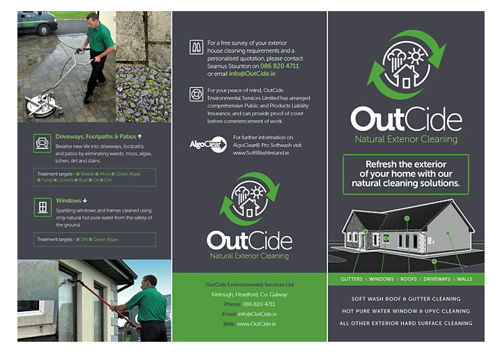 OutCide dl leaflet design