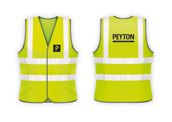 Peyton Electrical hi-vis vest design