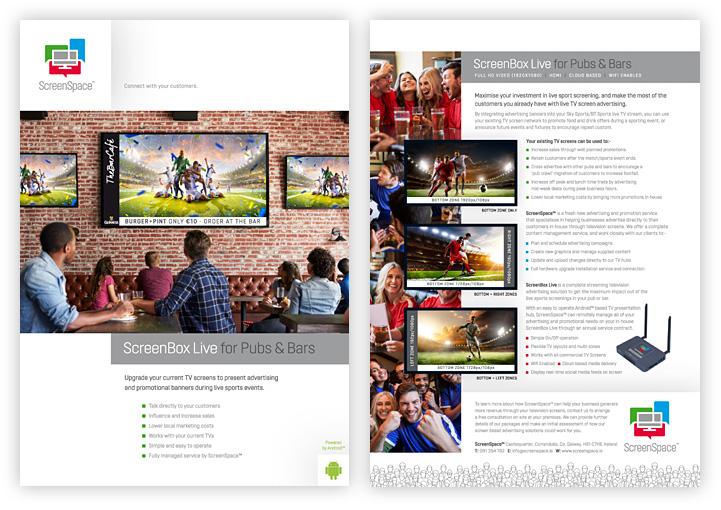 ScreenSpace brochure design