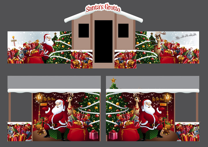 Supermac's Santa's Grotto Display Ballindine