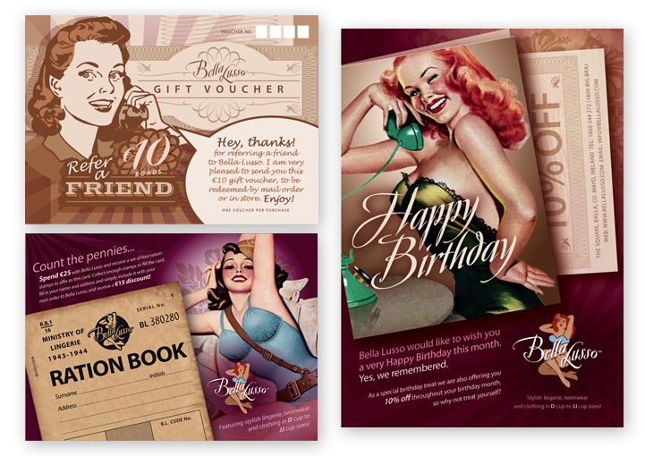 Bella Lusso marketing flyers