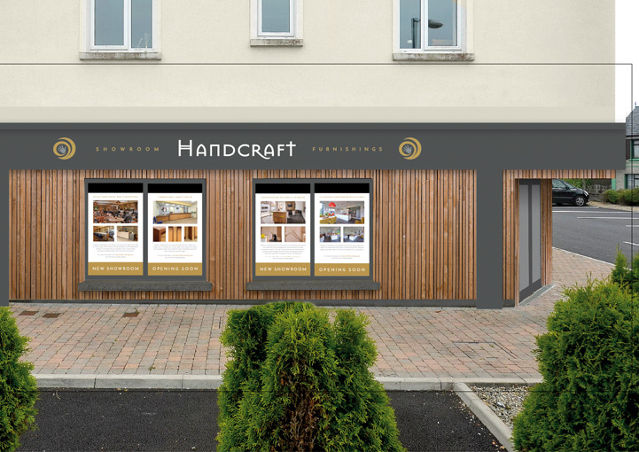 Handcraft Furnishings showroom sign design