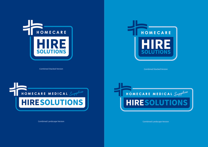 Hire Solution logo refresh variations