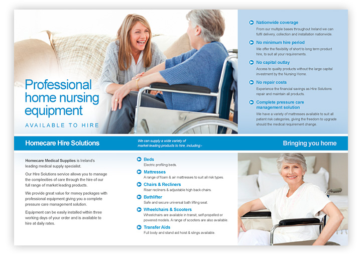 Hire Solutions brochure design