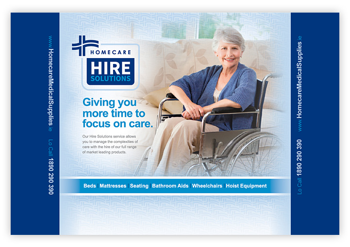 Hire Solutions pop-up stand design