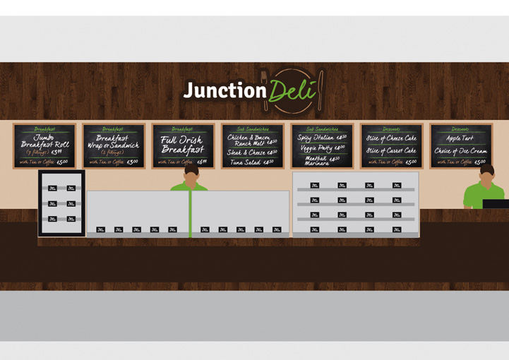 Junction Deli counter design