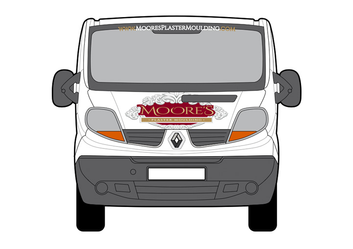 Moore's Plaster Moulding van design 1