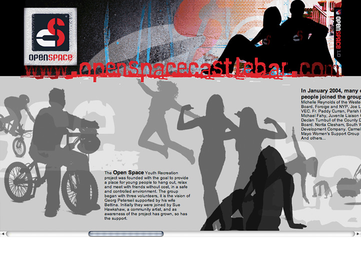 OpenSpace Project Castlebar web design 2