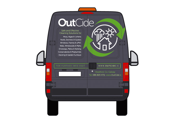 OutCide van wrap design