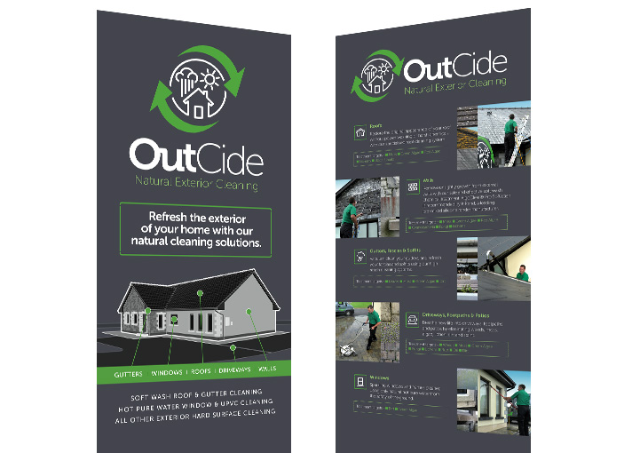 OutCide pull up banner design