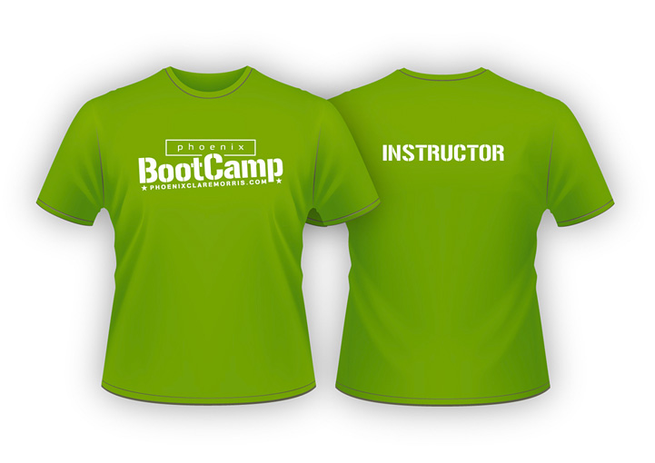 Phoenix Total Well-Being instructor shirt design
