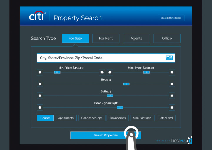 ResiVu interface design