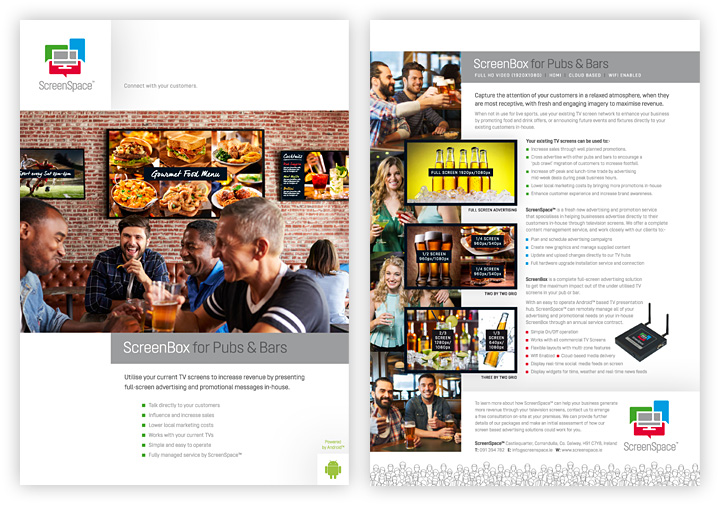 ScreenSpace flyer design