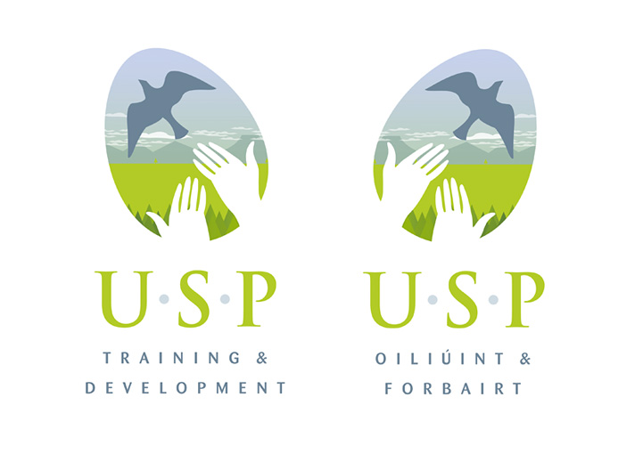USP Development & Training Logo Design Ballina